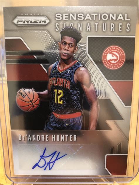 Yahoo Deandre Hunter Panini Prizm Sensational Signa