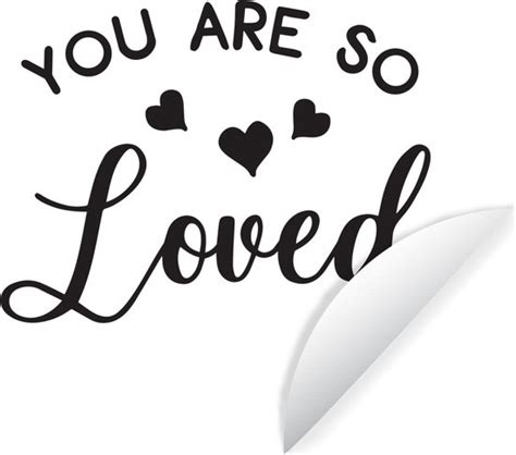 Behangcirkel Spreuken Quotes You Are So Loved Cm