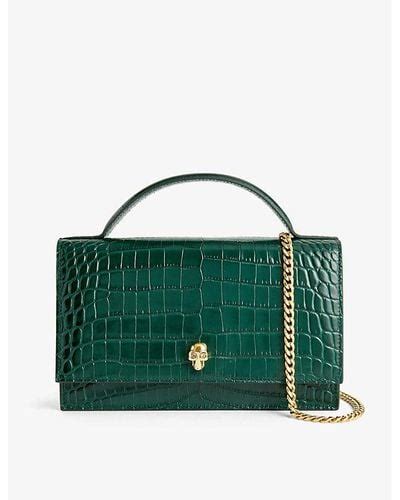 Green Alexander Mcqueen Shoulder Bags For Women Lyst