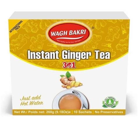 Wagh Bakri Premix Ginger Instant Tea Granules At Rs 150 Box In