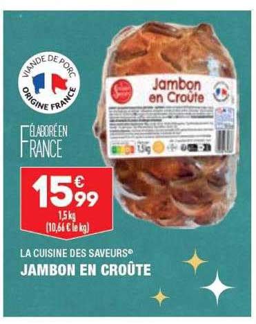 Promo Jambon En Cro Te La Cuisine Des Saveurs Chez Aldi Icatalogue Fr