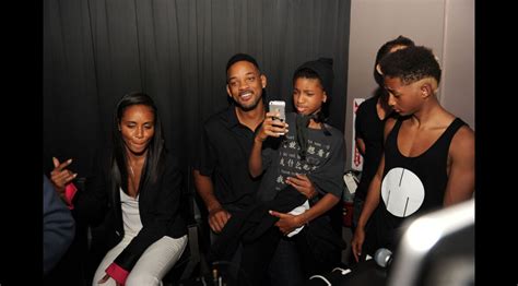 Photo Les Enfants Willow Et Jaden Avec Leurs Parents Will Et Jada