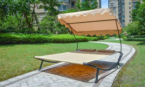 Up To 68% Off Sun Lounger with Canopy | Groupon