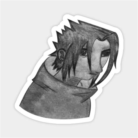 Bad Sasuke Drawing - Meme - Magnet | TeePublic