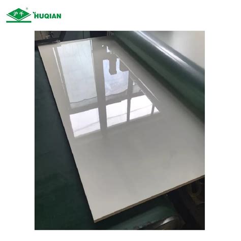 18mm High Gloss UV Melamine Coating MDF Board For TV Cabinet MDF And