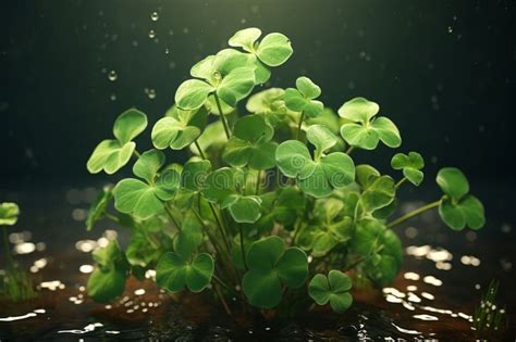 Explore the Symbolism of Clover in Different Stock Photo - Image of ...