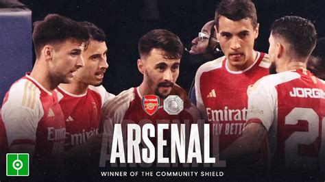 Arsenal crowned Community Shield champions after beating Man City