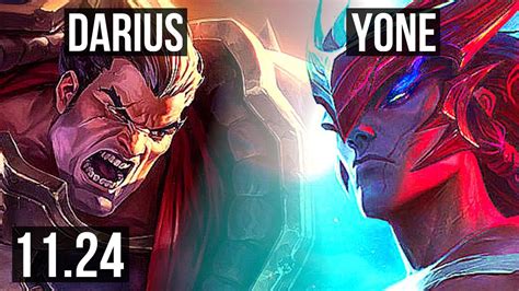 Darius Vs Yone Top 8 Solo Kills 20m Mastery 400 Games Kr