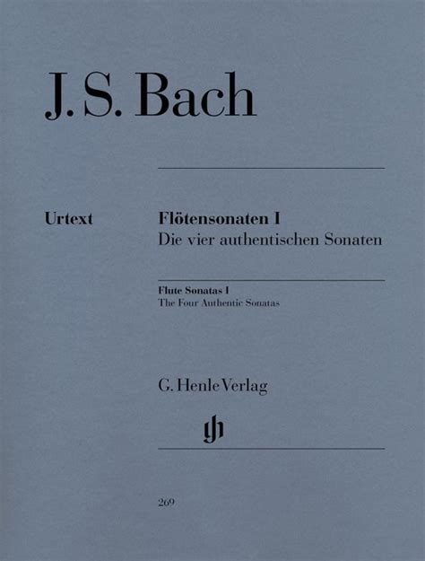 Forwoods Scorestore Bach Sonatas Volume For Flute Published By