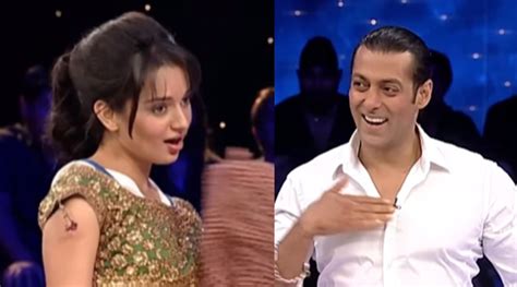 Kangana Ranaut Posts Old Video With Salman Khan Asks Sk Why Do We