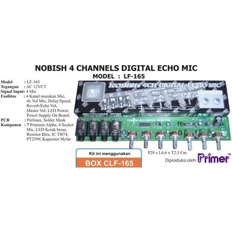 Jual Kit Digital Echo Mic Channel Type Lf Shopee Indonesia