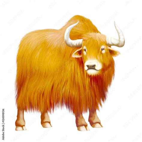 Yak Stock Illustration | Adobe Stock