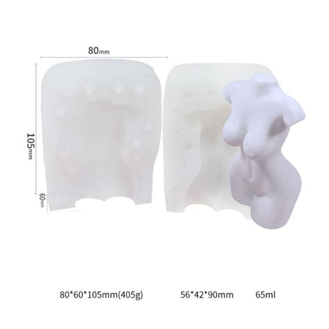 1 Pcs 3d Torso Mold Female Body Silicone Mold Handmade Candle Etsy