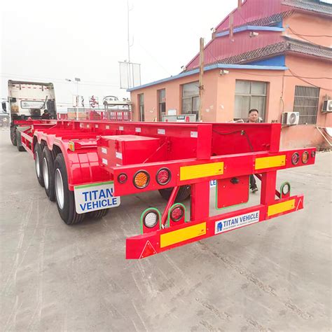 Tri Axle Ft Shipping Container Chassis For Sale Price In Madagascar