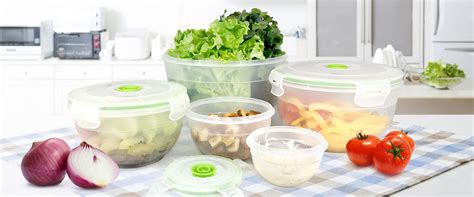 Airtight Food Storage Salad Container Vacuumsaver