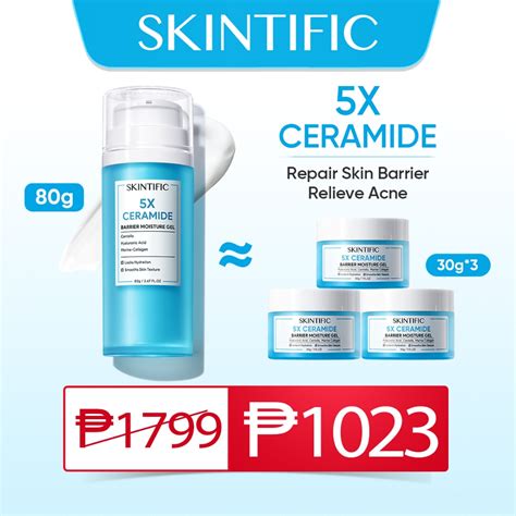 [skintific] 5x Ceramide Moisturizer For Face Celeteque Niacinamide