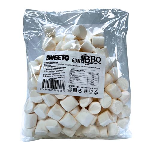 Posted Sweets | Giant Marshmallows 1kg Bulk Bag | Online Sweet Shop