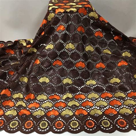 Tissu Dentelle African Fabric Bazin Riche Fabric Bazin Brode Nigerian