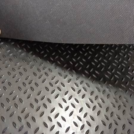 China Anti Slip Diamond Willow Leaf Rubber Sheet Mat Flooring Factory