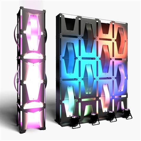 Stage Decor Modular Wall Column D Model By Akerstudio