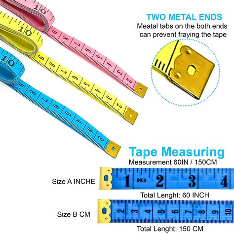 Ruban Mesurer De Corps Double Face Pour Corps Pack Ruban De Mesure