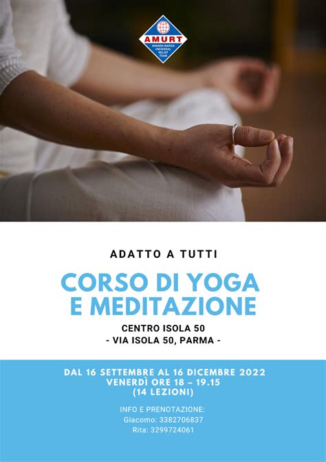 Corso Di Yoga E Meditazione CSV Emilia Sede Di Parma