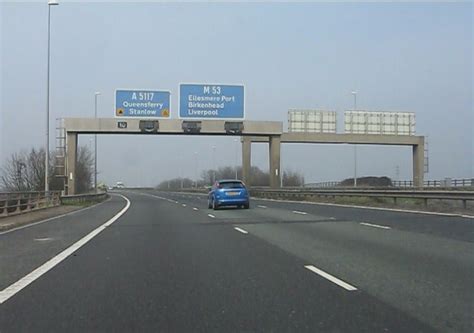 File:M53 motorway at junction 10 - Geograph - 2875261.jpg - Roader's ...