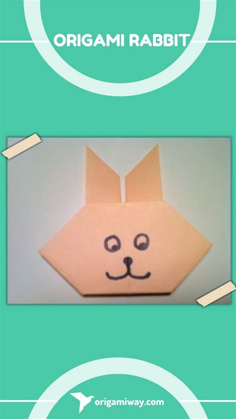 Origami Rabbit In 2023 Origami Origami Rabbit Instructions Origami Easy