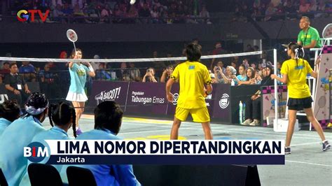 Badminton Clash 2024 Penonton Antusias Menyaksikan Laga Pertandingan