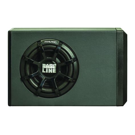 Alpine Pwa S V Powered Subwoofer Enclosure With Bassline