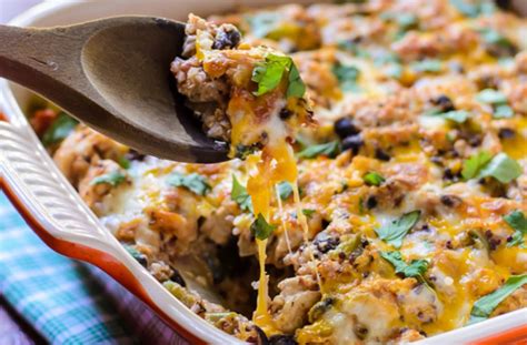 Mexican Chicken Quinoa Casserole