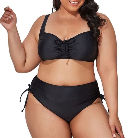 GDREDA Women Swimsuits Women S Plus Size Sexy Style Bikini Set