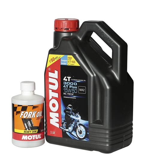 Motul Combo Of T W Api Sm Hc Tech Engine Oil L And Fork