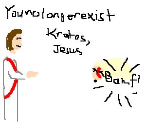 Kratos vs. Jesus - Drawception