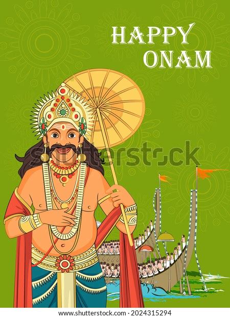 Vector Design King Mahabali Hindu Mythology Stock Vector Royalty Free