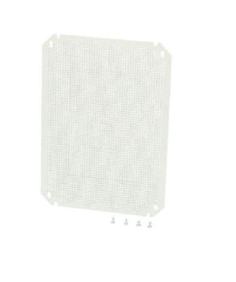 NEO MPI 4232 Fibox Fibox ABS Perforated Mounting Plate 280mm W 3mm