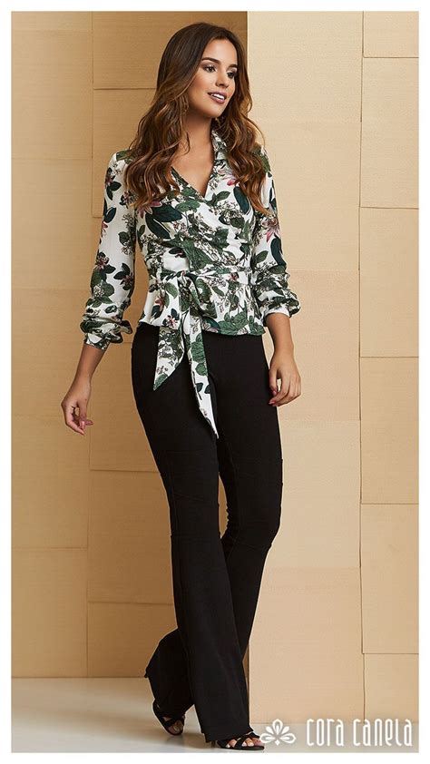 Look Book Cora Canela Blouse Styles Blouse Designs Pants Outfit