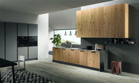 L Elegante Cucina Di Design Rovere Nodato Lab Cucine Torino