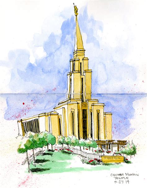 Lds Temple Sketches at PaintingValley.com | Explore collection of Lds ...