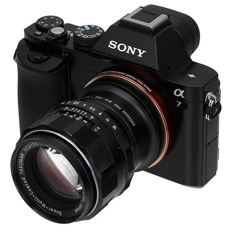 Fotodiox Adaptador Pro Para Montura De Objetivo M42 A Sony E Mount