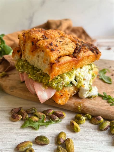 Mortadella Sandwich With Pistachio Pesto Hangry In Love