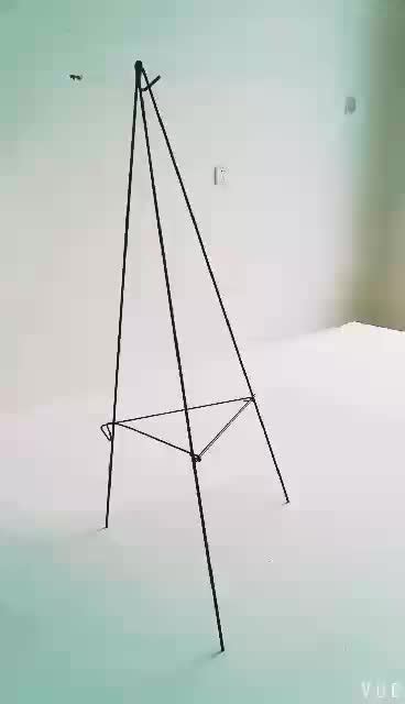 Custom Cemetery Tripod Floral Wreath Easel Stand For Grave Small Metal