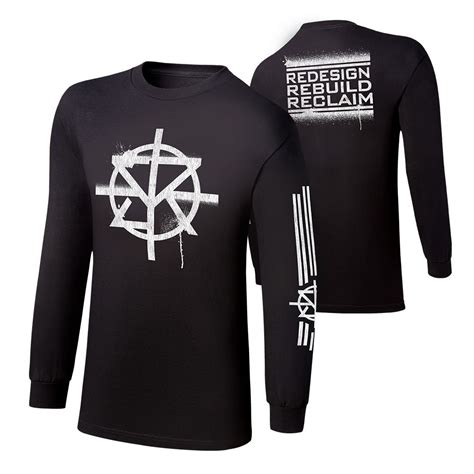 Seth Rollins Redesign Rebuild Reclaim Youth Long Sleeve T Shirt Wwe Us Seth Rollins T