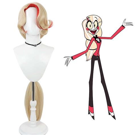 hazbin hotel charlie morningstar blonde cosplay wig cosplay