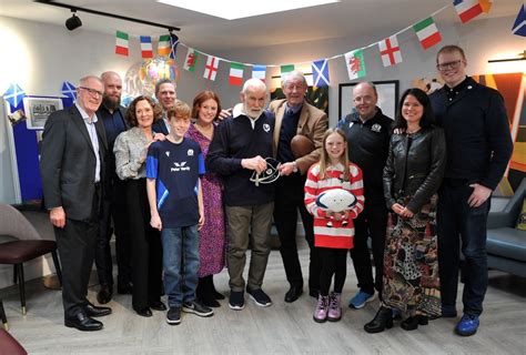 A Retrospective Scottish International Rugby Cap For Jim Wentworth Court