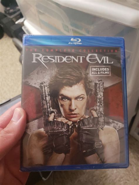 Resident Evil Blu Ray Complete Collection All 6 Films 1 2 3 4 5 6