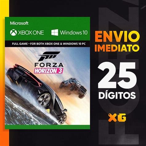 Forza Horizon 3 25 Digitos MercadoLivre