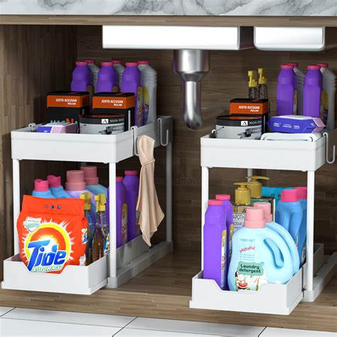 Amazon Caphont Under Sink Organizer And Storage Pack Tier