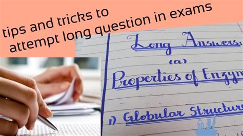 How To Attempt Long Questions In Exams Easy Tips And Tricks To Attempt