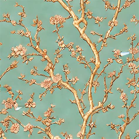 Papel Pintado Hiperrealista Adornado De Chinoiserie Degournay